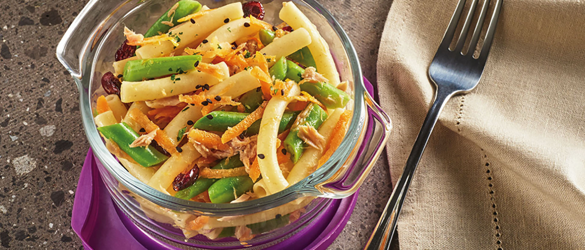 ENSALADA DE PASTA AGRIDULCE